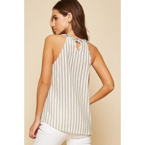 Harper Embroidered Tank Top - Picture 2 of 3